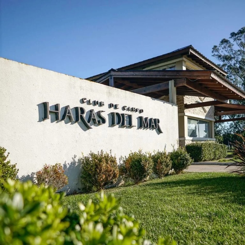 LOTE DE 750 M² EN VENTA EN CLUB DE CAMPO HARAS DEL MAR