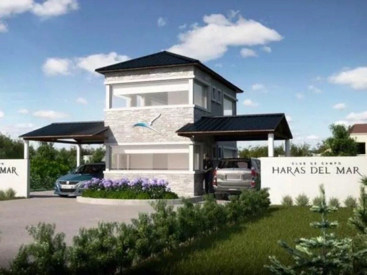 LOTE DE 750 M² EN VENTA EN CLUB DE CAMPO HARAS DEL MAR